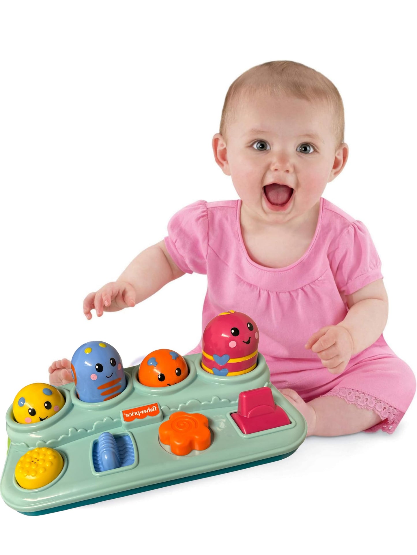 Fisher-Price Brilliant Basics Boppin' Activity Bugs – Pop-Up Toy for Babies