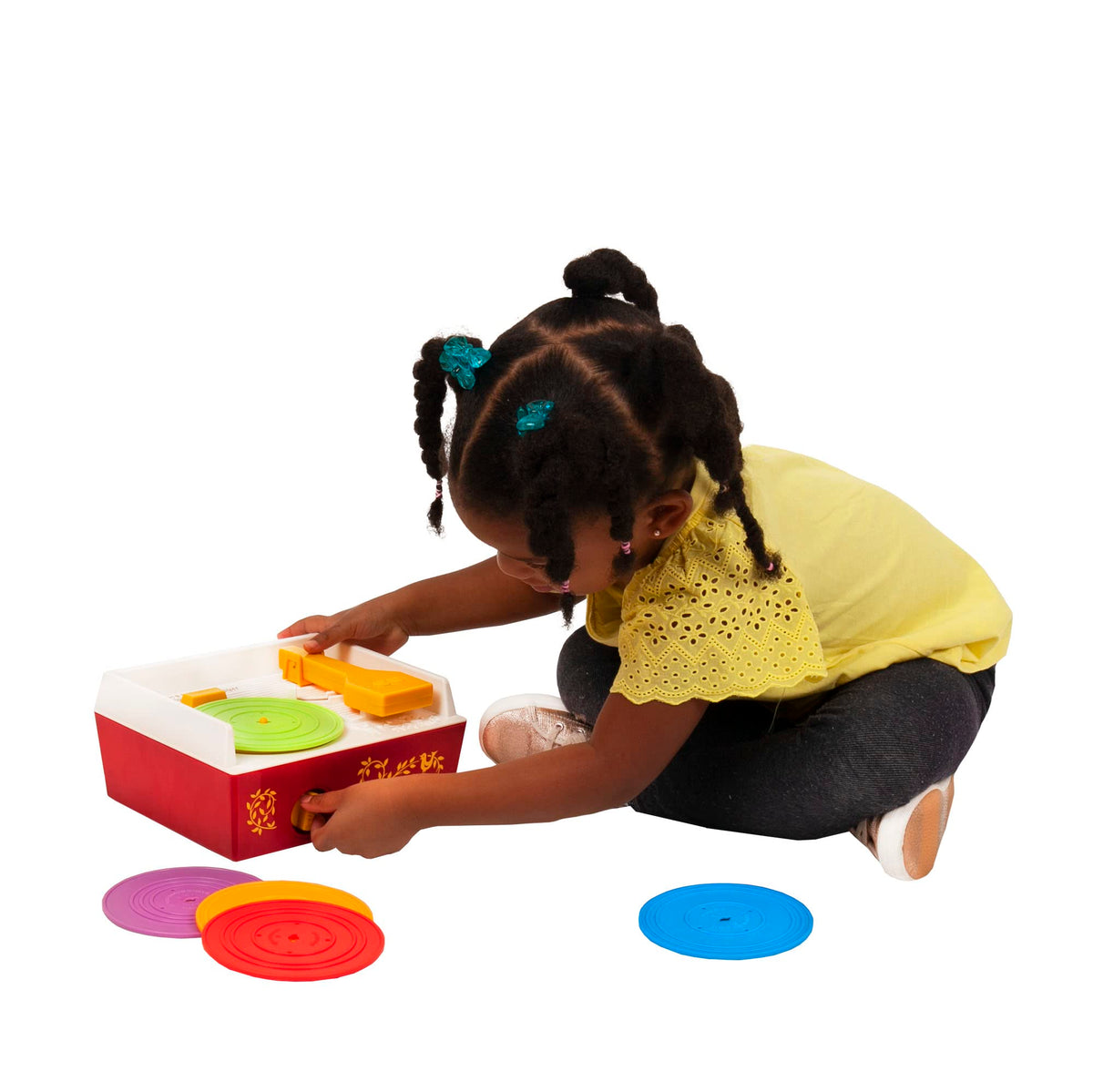 Fisher Price Classics Record Player – Retro Tactile Toy for Kids 18 Months+