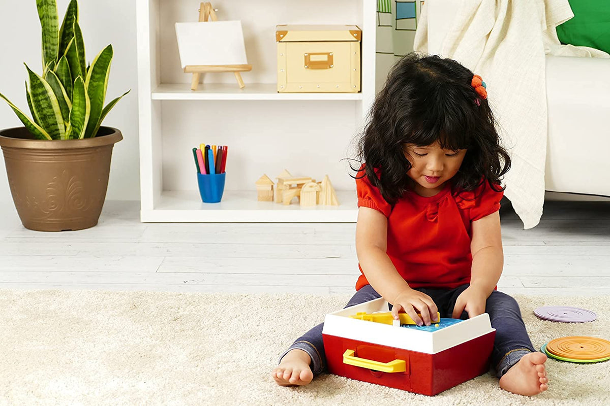 Fisher Price Classics Record Player – Retro Tactile Toy for Kids 18 Months+