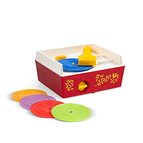 Fisher Price Classics Record Player – Retro Tactile Toy for Kids 18 Months+