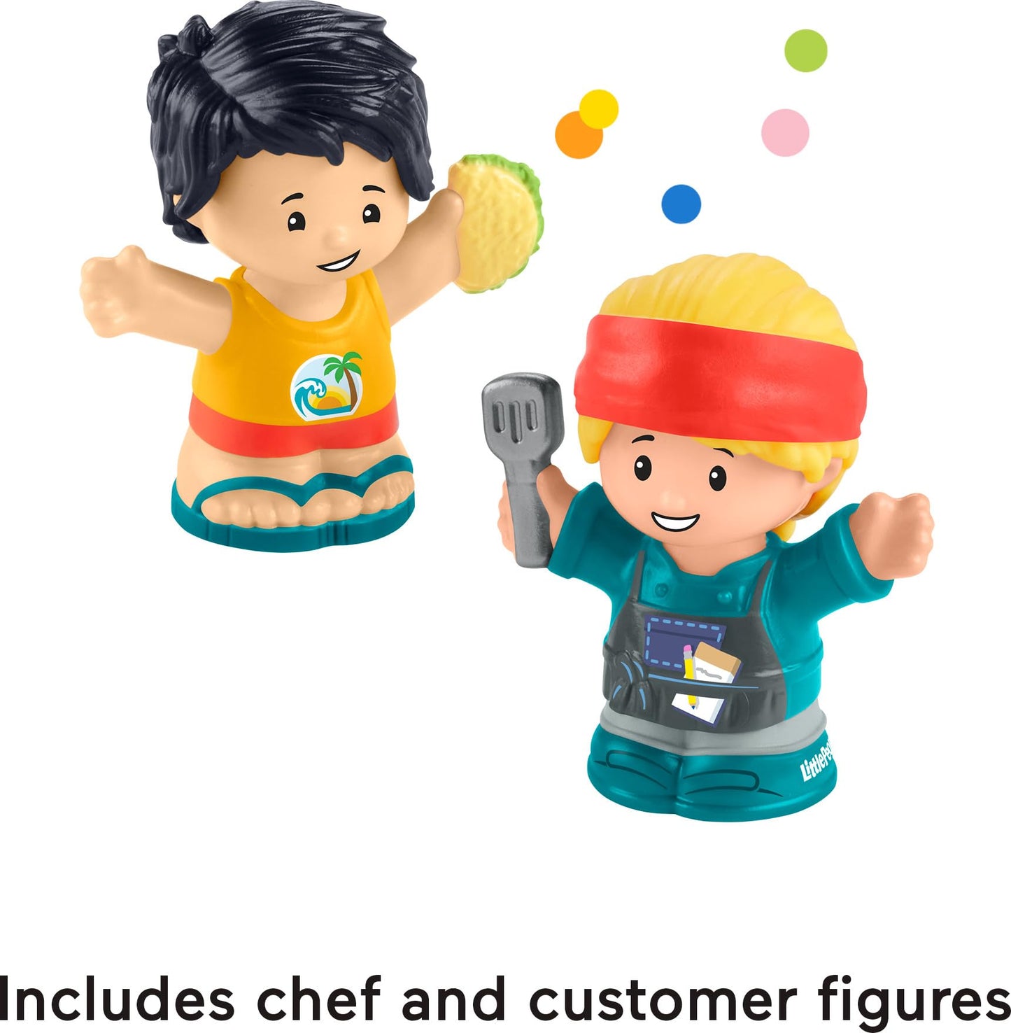 Fisher-Price Little People Musical Food Truck – Serve It Up Toddler Pretend Play