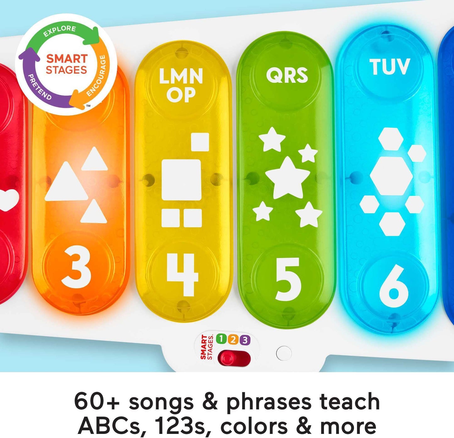 Fisher-Price Giant Light-Up Xylophone: Pull-Along Baby Toy for Learning & Play (9–36 Months)