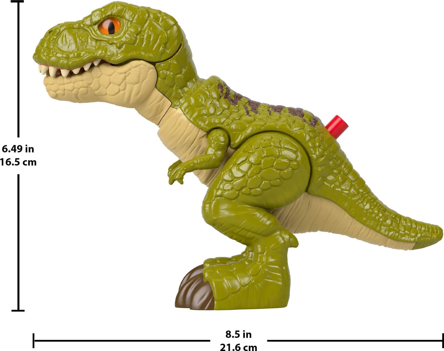 Fisher-Price Imaginext Jurassic World Tyrannosaurus Rex Action Figure – 8-Inch, Kid-Activated Motion