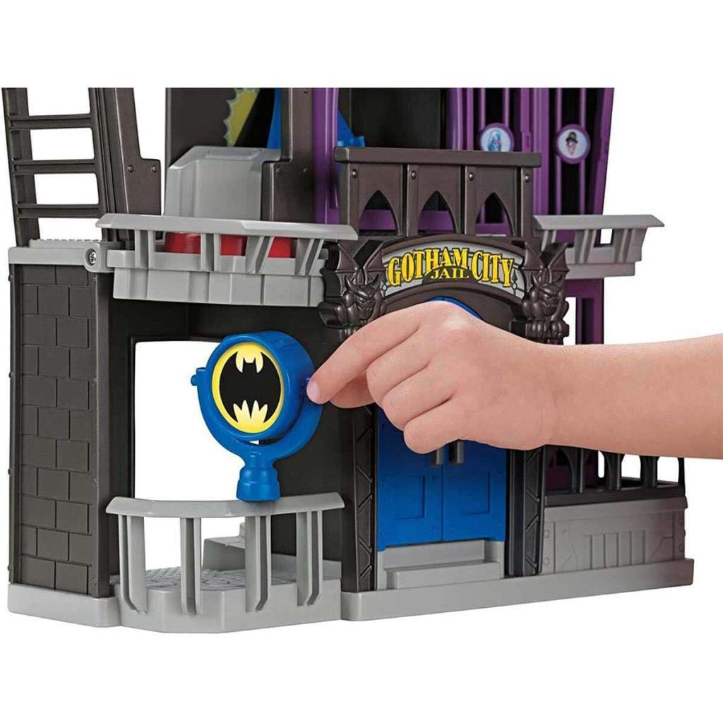 Fisher-Price Imaginext Gotham City Jail Playset with Batman & Bane Figures | DC Super Friends