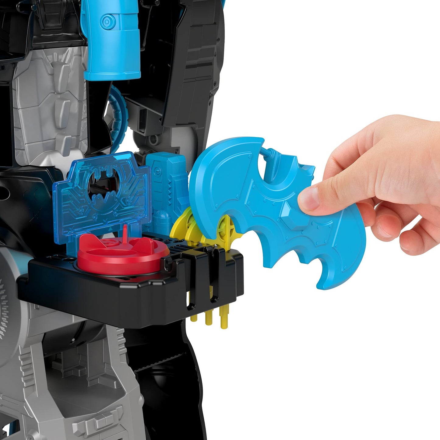 Fisher-Price Imaginext DC Batman Bat-Tech Batbot Playset — 2-Ft Tall Transforming Robot with Lights & Sounds (Ages 3–8)