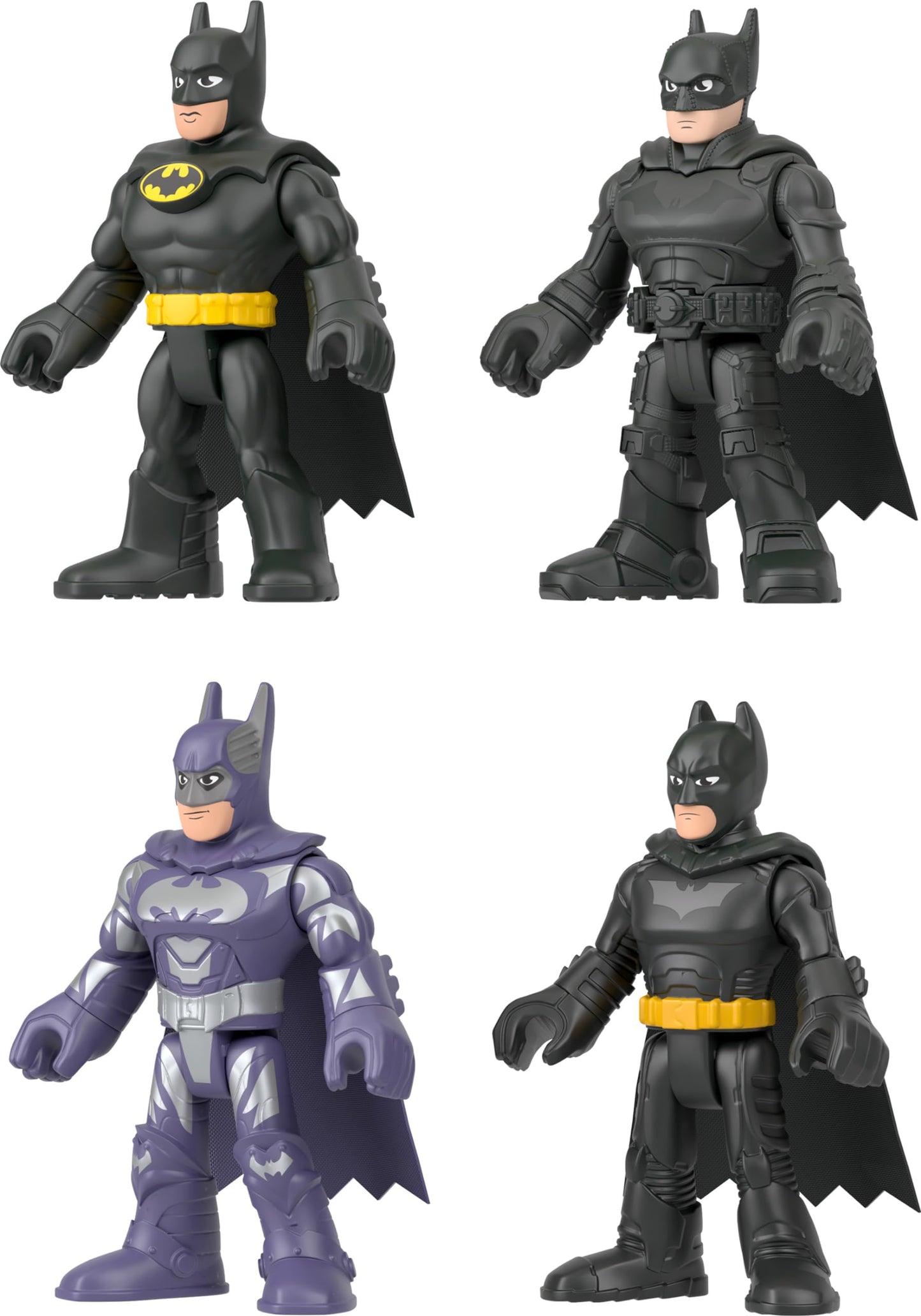 Fisher-Price Imaginext DC Batman 85th Anniversary 4-Pack – Poseable Movie Figures for Ages 3+