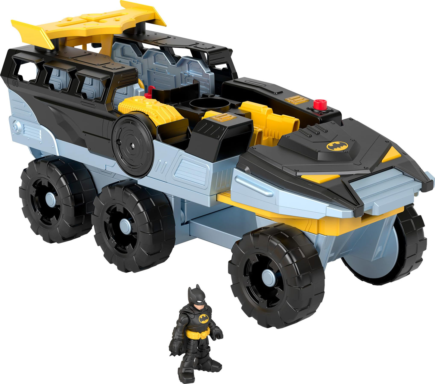 Fisher-Price Imaginext Batman Bat-Tank Transforming Vehicle – Lights, Sounds & Battle Action for 3+