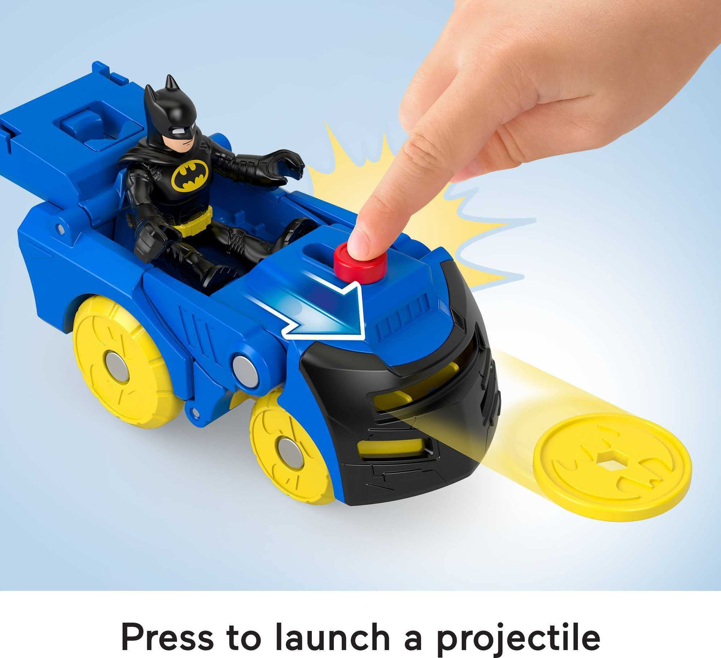 Fisher-Price Imaginext DC Super Friends Head Shifters Batman Batmobile Play Set