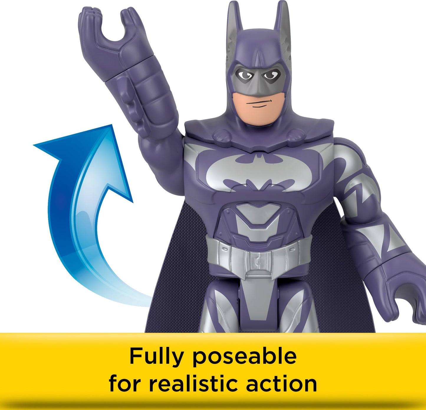 Fisher-Price Imaginext DC Batman 85th Anniversary 4-Pack – Poseable Movie Figures for Ages 3+