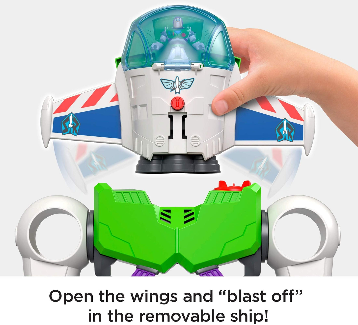 Fisher-Price Imaginext Buzz Lightyear Robot Playset — Toy Story Space Adventure for Kids 3–8