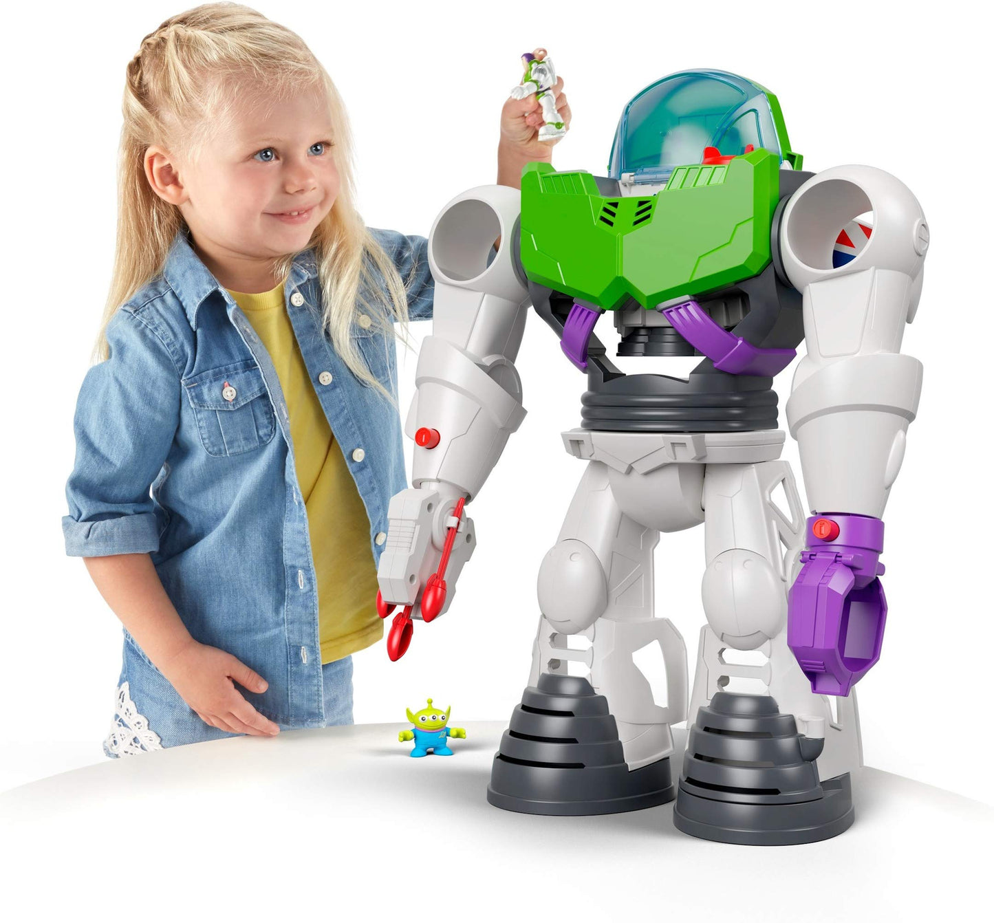 Fisher-Price Imaginext Buzz Lightyear Robot Playset — Toy Story Space Adventure for Kids 3–8