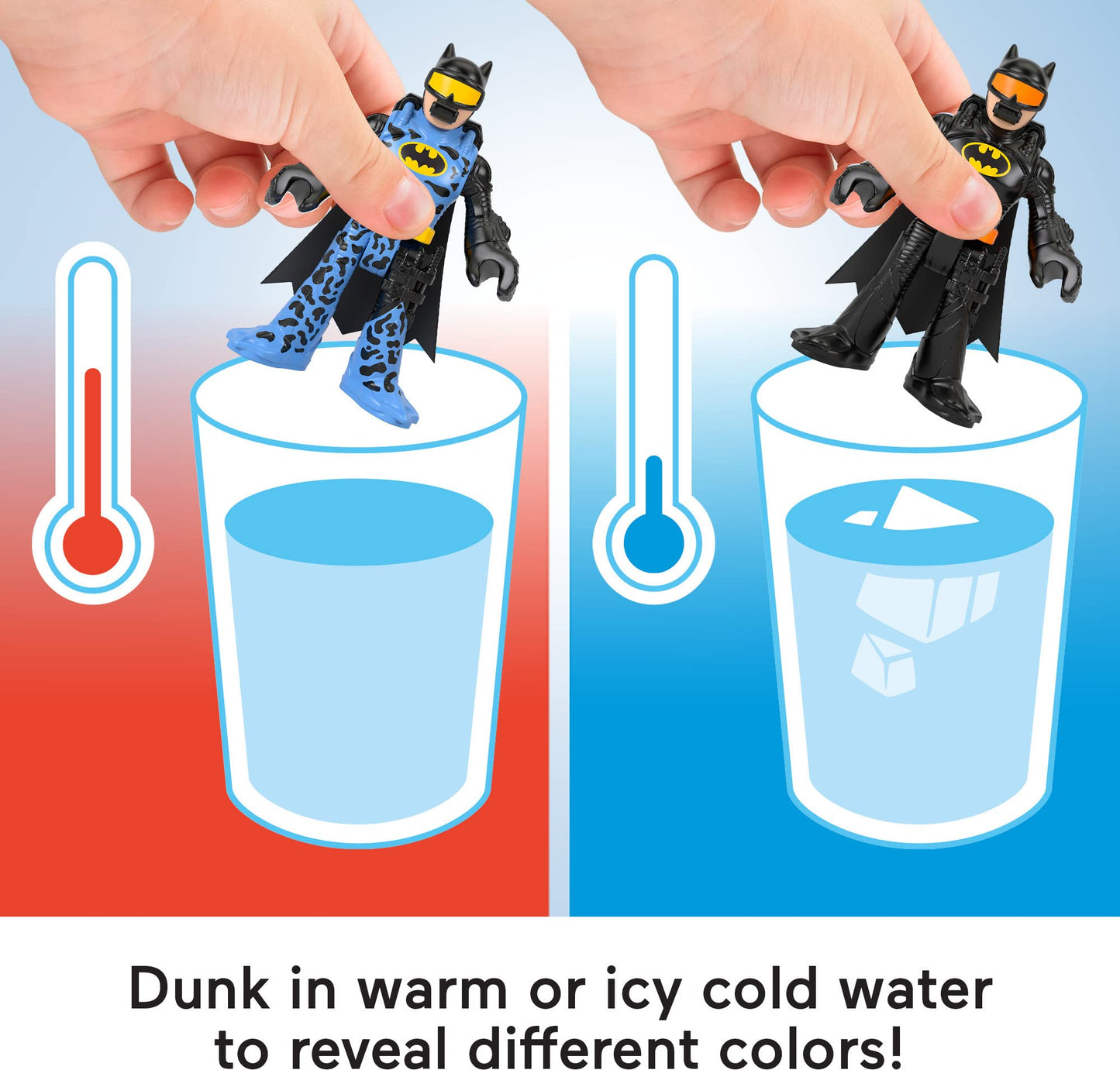 Fisher-Price Imaginext DC Super Friends Color Changers – Batman & Two-Face Figure Set