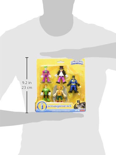 Fisher-Price Imaginext DC Super Friends: Heroes & Villains Pack – 5 Figure Set