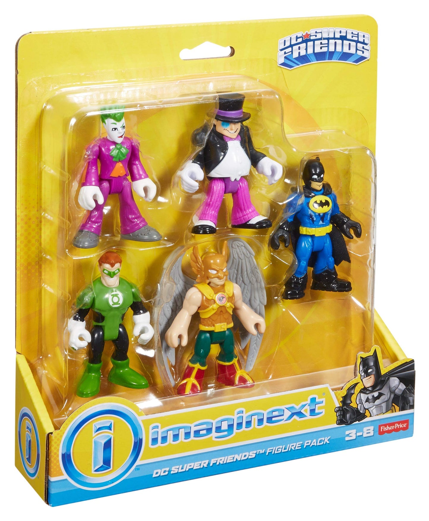 Fisher-Price Imaginext DC Super Friends: Heroes & Villains Pack – 5 Figure Set