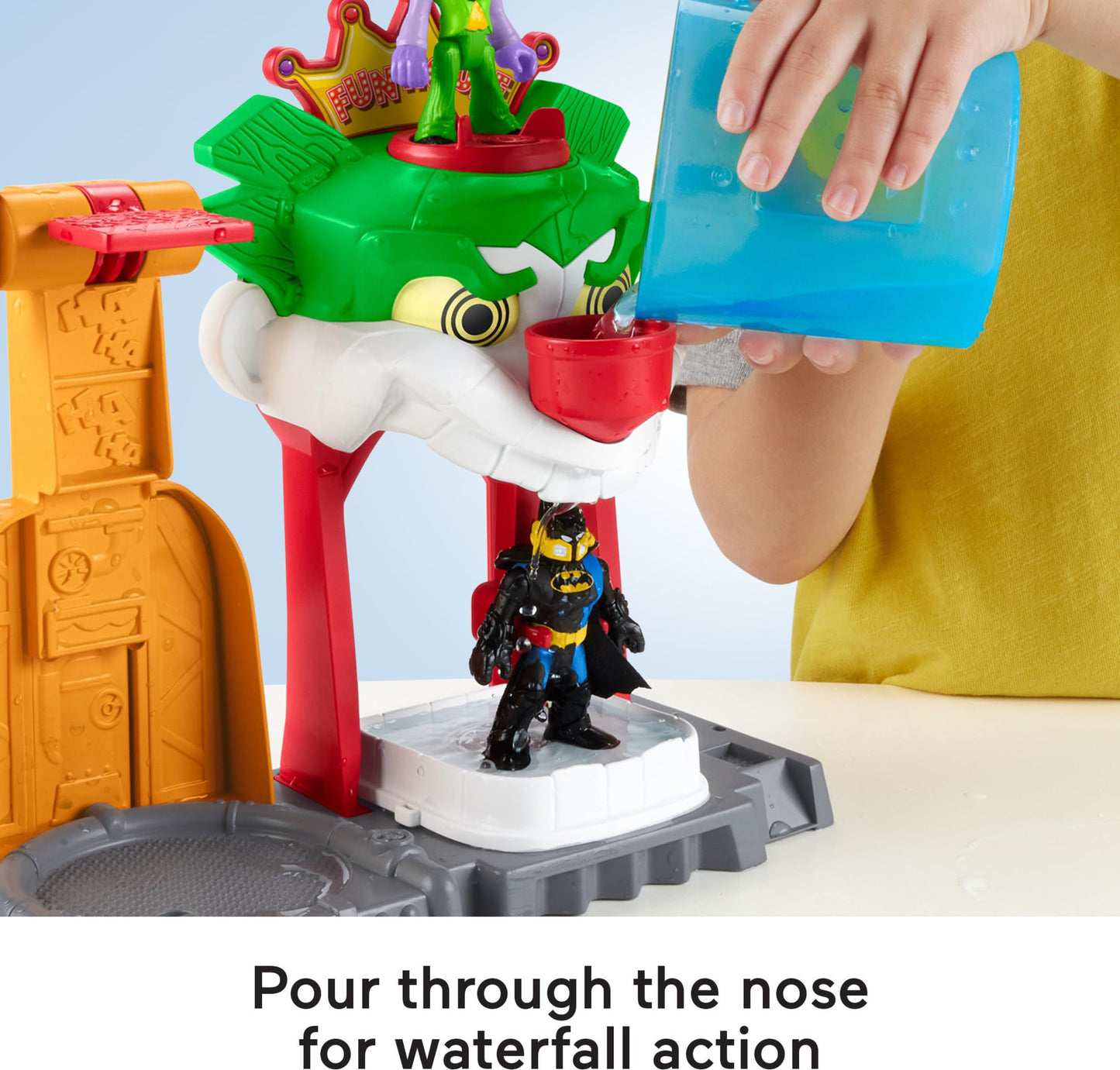 Fisher-Price Imaginext DC Super Friends Batman Color Changers Joker Funhouse Playset | Pretend Play for Ages 3–8