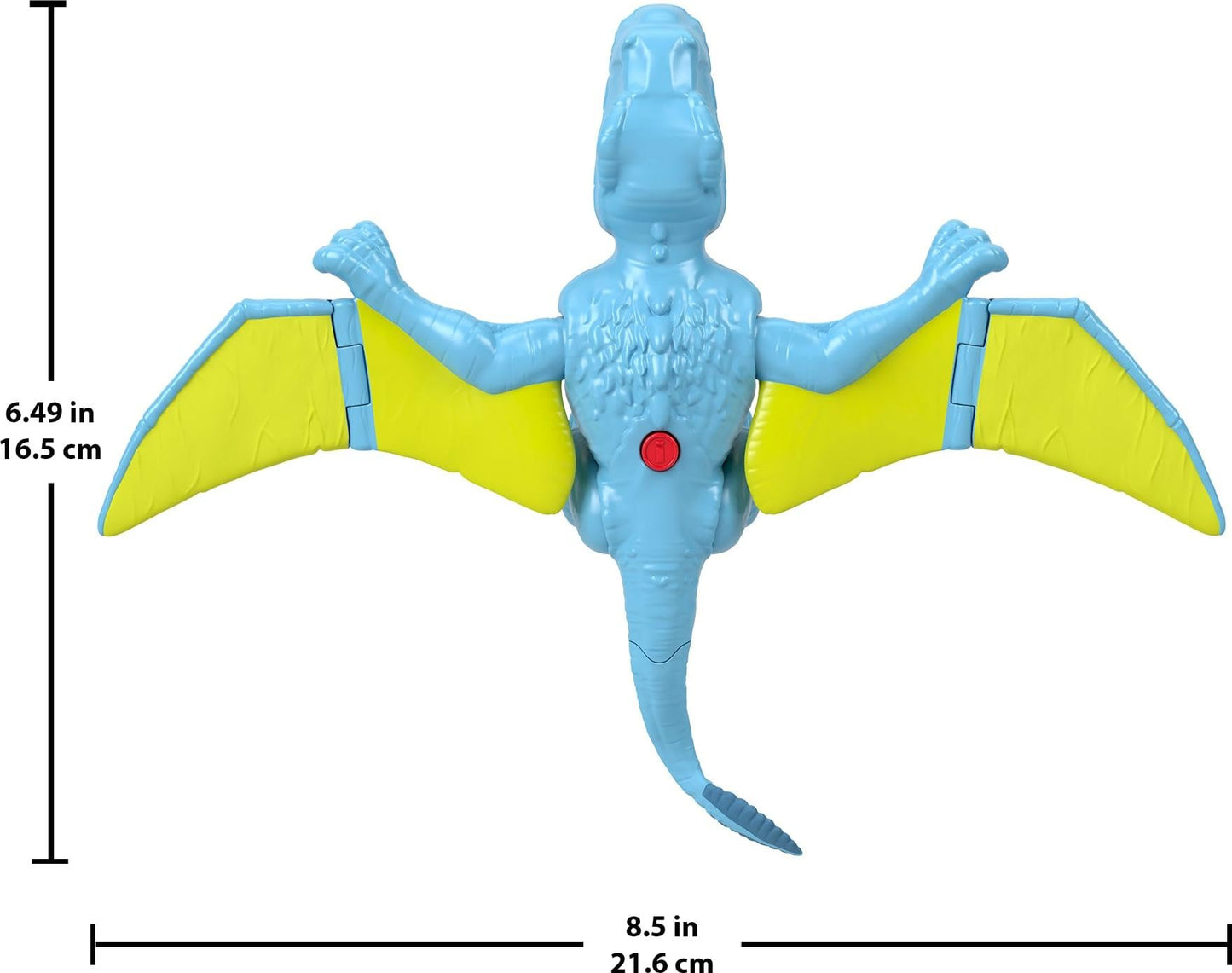 Fisher-Price Imaginext Jurassic World Dimorphodon Wing Motion Action Figure — 7.5-Inch Dino Toy