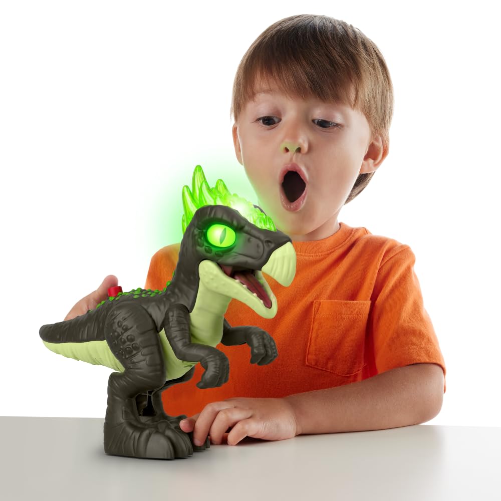Fisher-Price Imaginext Jurassic World Dracorex XL 10-Inch Dino with Lights & Sounds