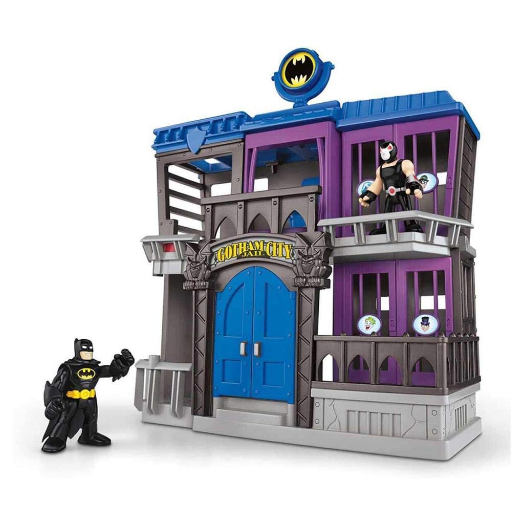 Fisher-Price Imaginext Gotham City Jail Playset with Batman & Bane Figures | DC Super Friends