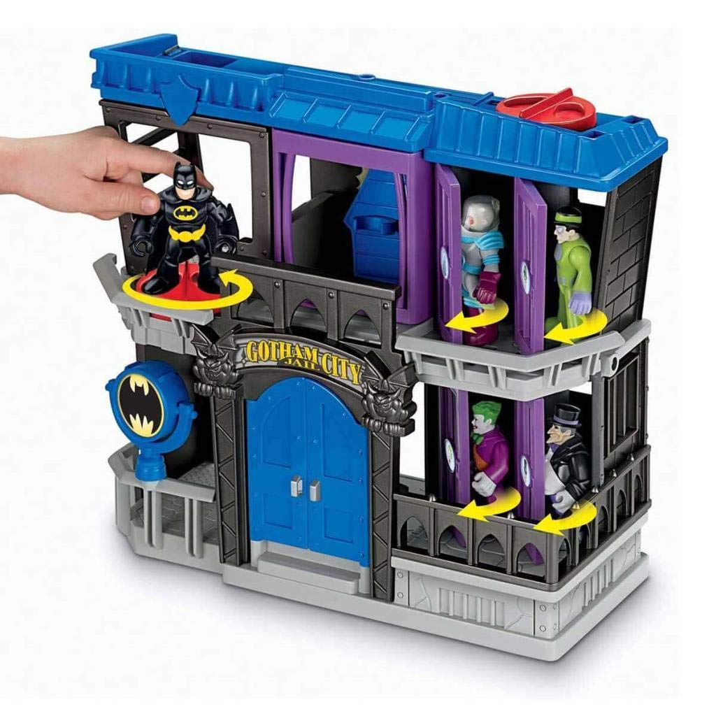 Fisher-Price Imaginext Gotham City Jail Playset with Batman & Bane Figures | DC Super Friends