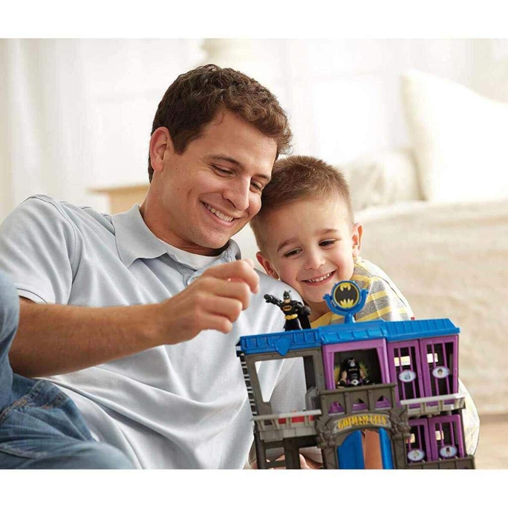 Fisher-Price Imaginext Gotham City Jail Playset with Batman & Bane Figures | DC Super Friends