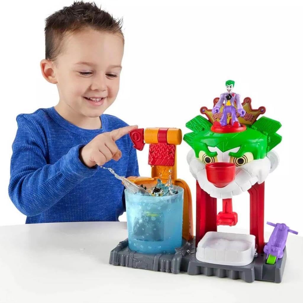 Fisher-Price Imaginext DC Super Friends Batman Color Changers Joker Funhouse Playset | Pretend Play for Ages 3–8