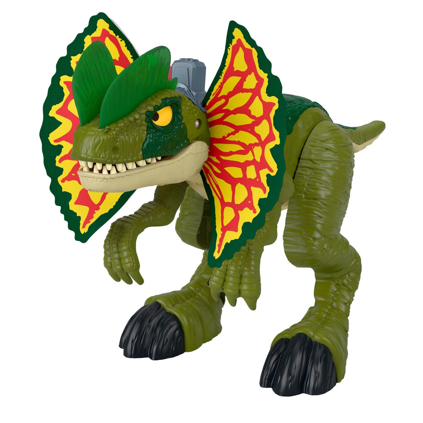 Fisher-Price Imaginext Jurassic World Dilophosaurus – 16+ Inch with Lights & Sounds