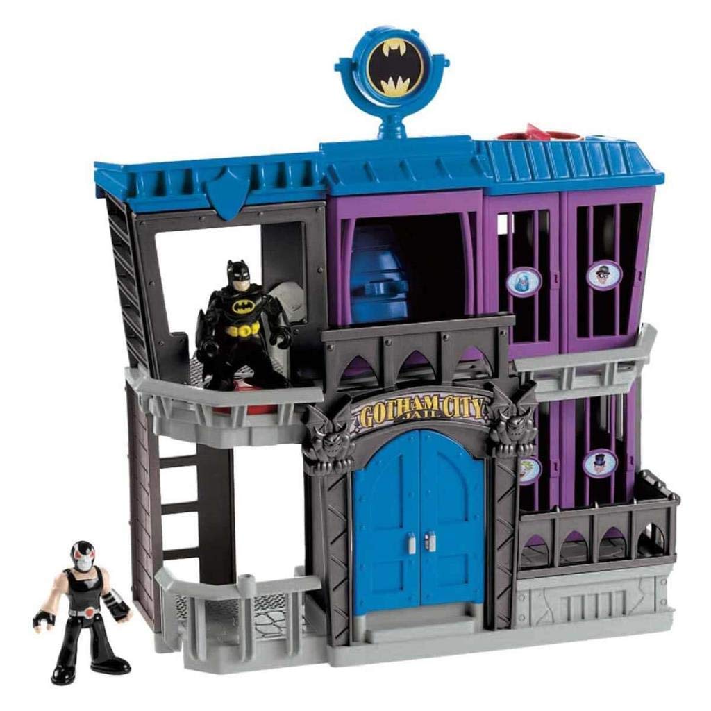Fisher-Price Imaginext Gotham City Jail Playset with Batman & Bane Figures | DC Super Friends