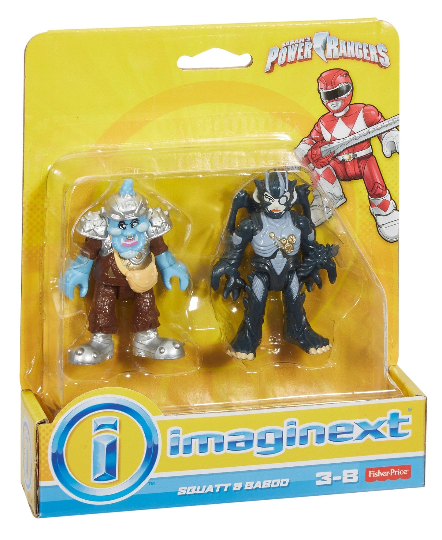 Fisher-Price Imaginext Power Rangers Squat & Baboo – Imaginative Play Duo