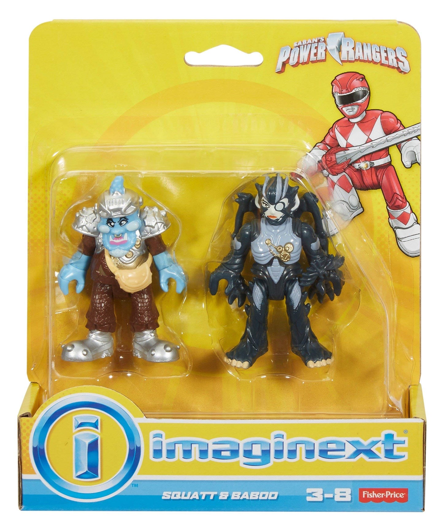 Fisher-Price Imaginext Power Rangers Squat & Baboo – Imaginative Play Duo