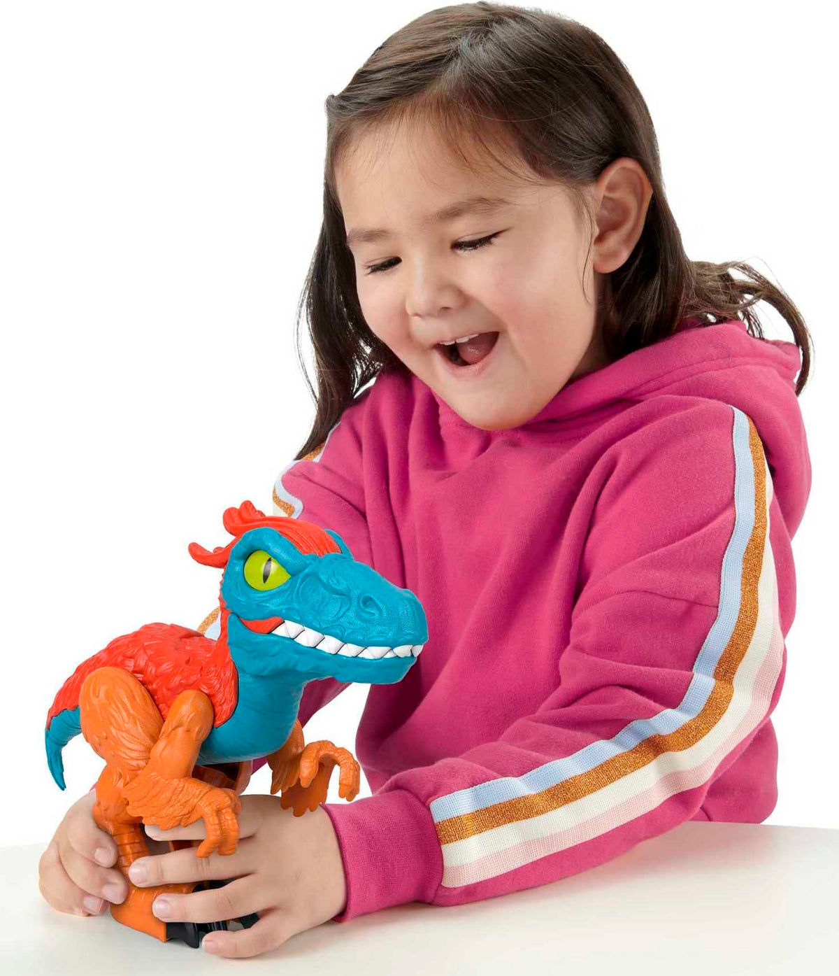 Fisher-Price Imaginext Pyroraptor XL – 10-Inch Poseable Jurassic World Dinosaur Toy for Ages 3–8