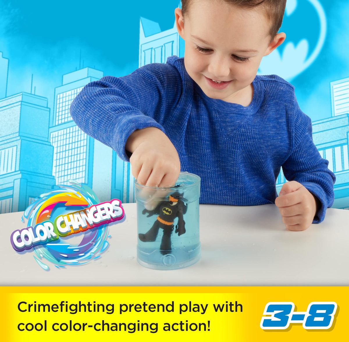 Fisher-Price Imaginext DC Super Friends Color Changers – Batman & Two-Face Figure Set