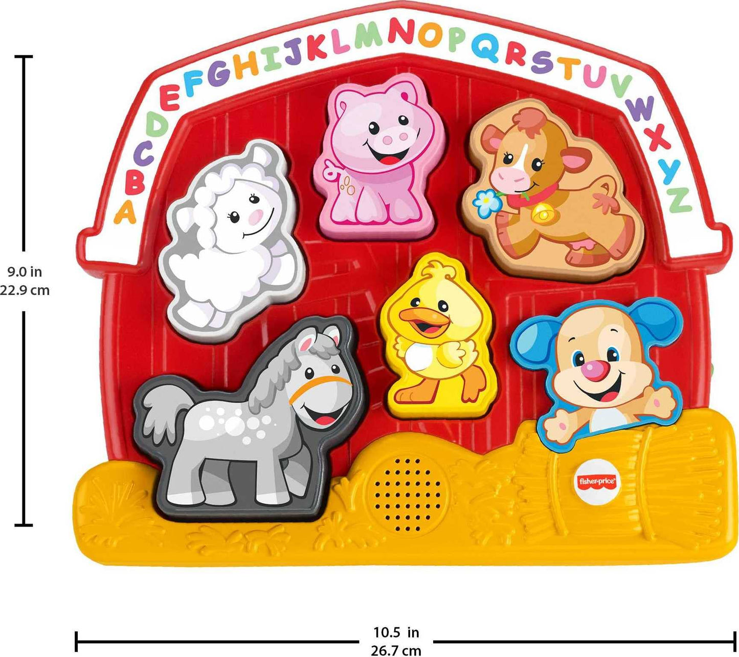 Fisher-Price Laugh & Learn Farm Animal Puzzle — Music, Shapes & Fun for Toddlers