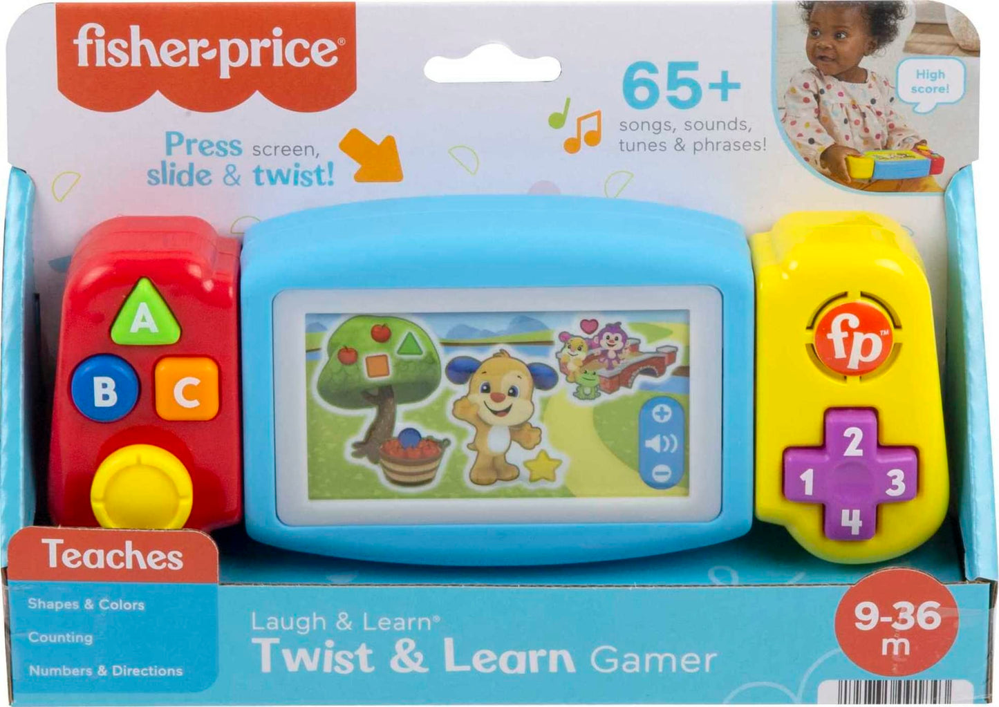 Fisher-Price Laugh & Learn Gamer - Interactive Musical Learning Toy for Infants 9+ Months
