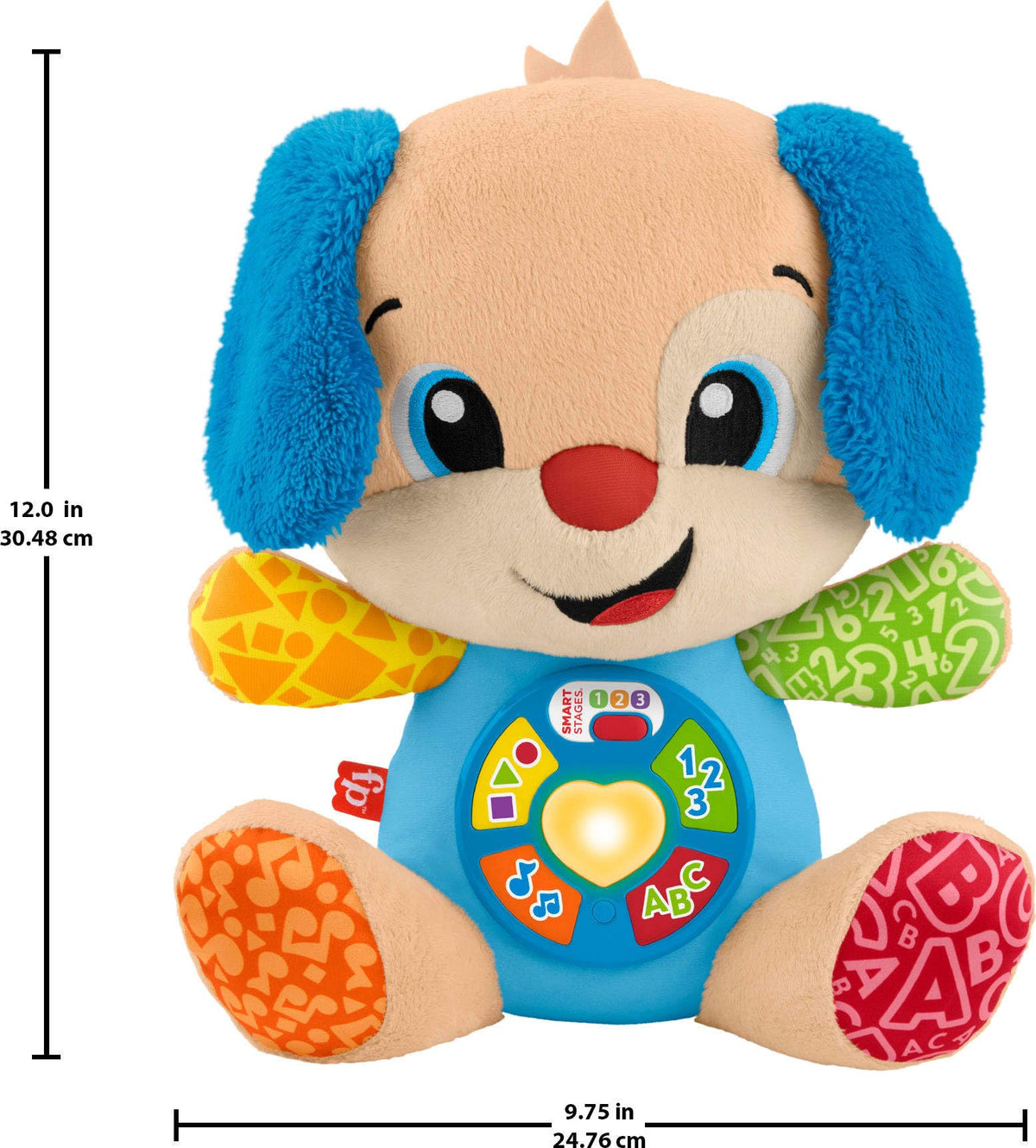 Fisher-Price Laugh & Learn Smart Stages Puppy – Musical Plush for Babies 6+ Months
