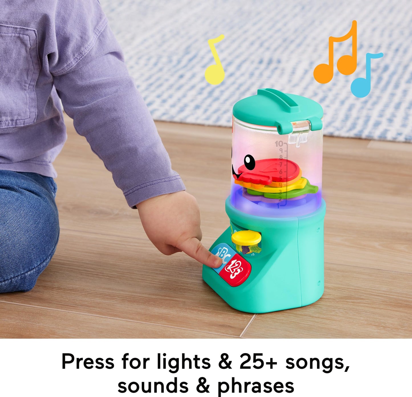 Fisher-Price Laugh & Learn Smoothie Maker Toy – Counting, Colors, Music & Lights (9m+)