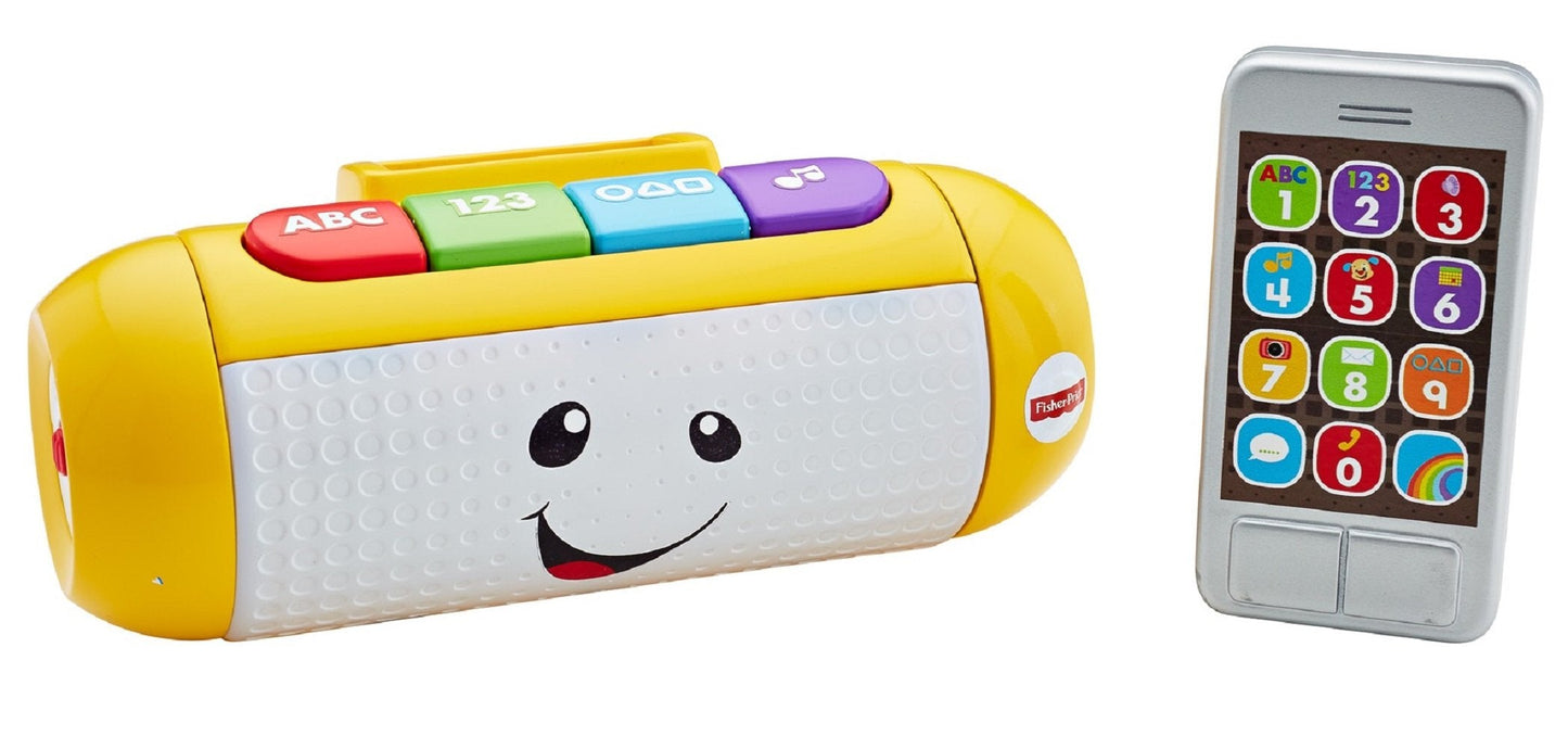 Fisher-Price Laugh & Learn Light Up Learning Speaker – Interactive Baby Toy