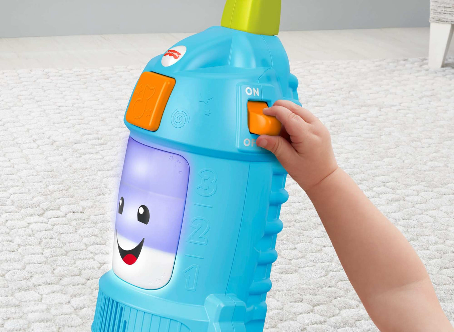 Fisher-Price Laugh and Learn Light-Up Vacuum Push Toy — Musical Learning for Toddlers