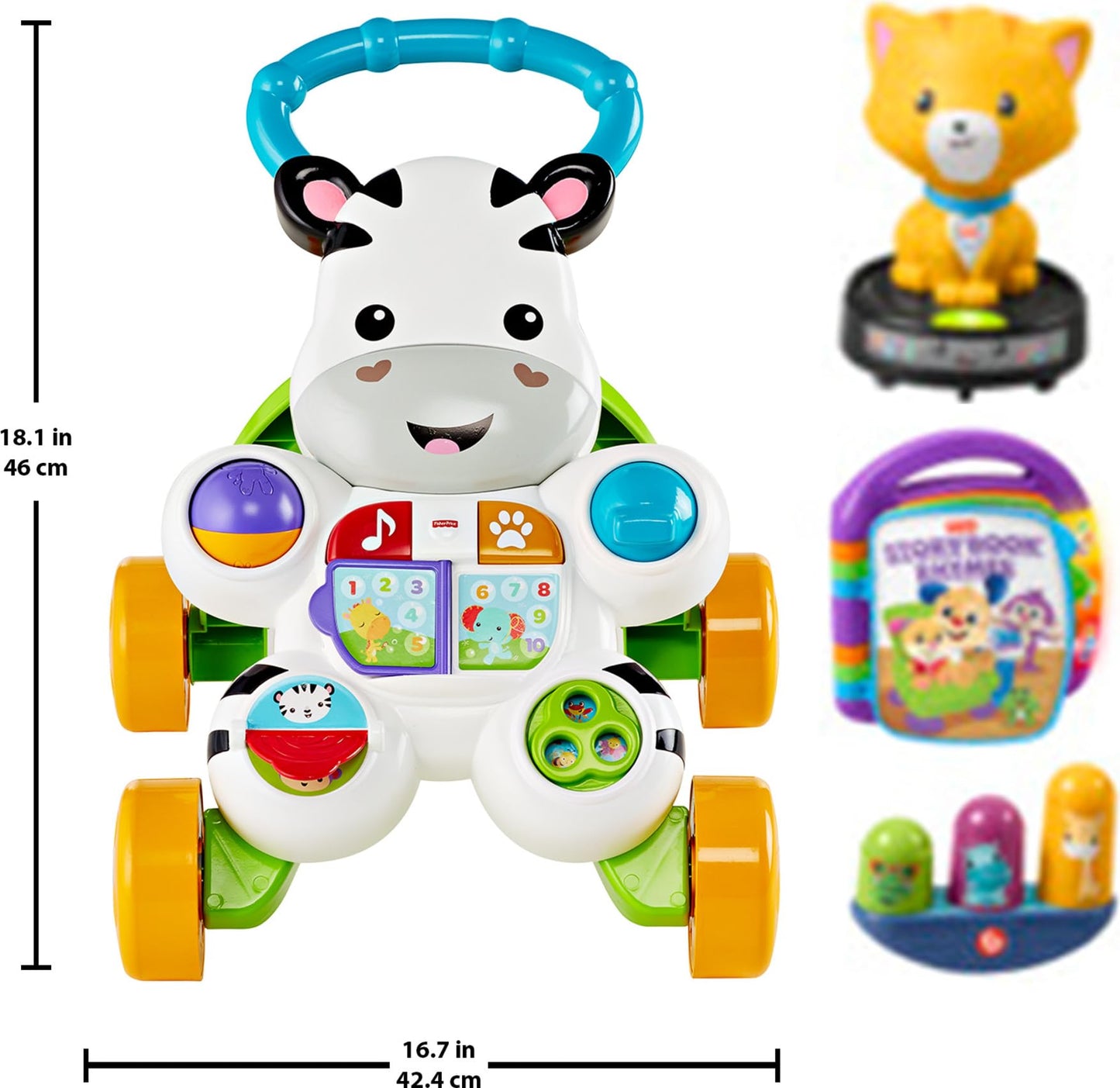 Fisher-Price Lets Walk and Talk Gift Set | Developmental Toys & Activity Guide for 9+ Months
