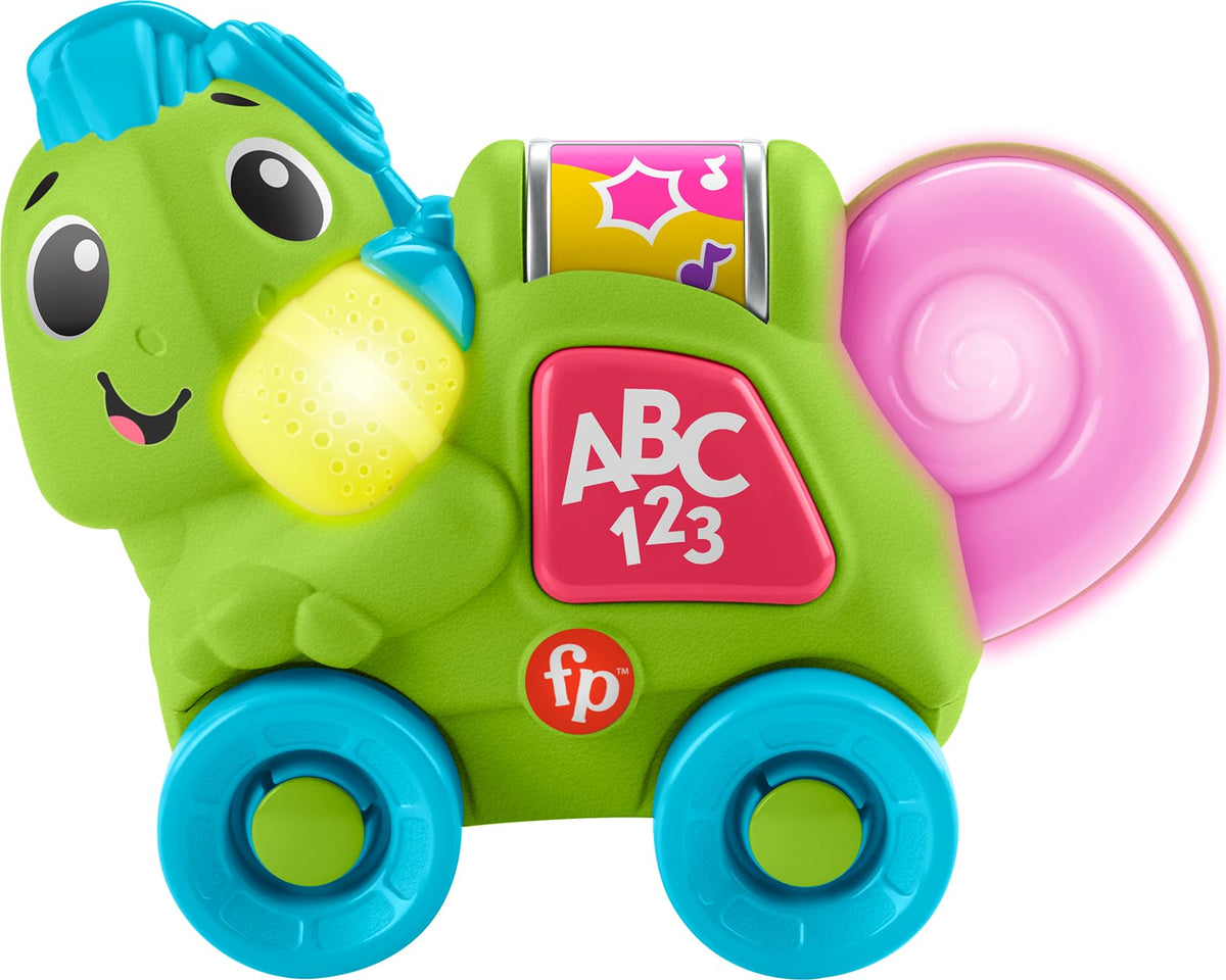 Fisher-Price Link Squad Crawl 'n Colors Chameleon – Music & Lights Toy for 9+ Months