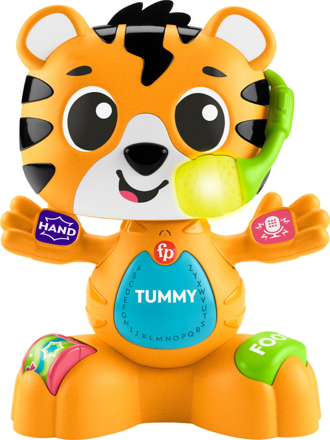 Fisher-Price Link Squad Bop & Groove Tiger — Music & Lights Toy for 9+ Months