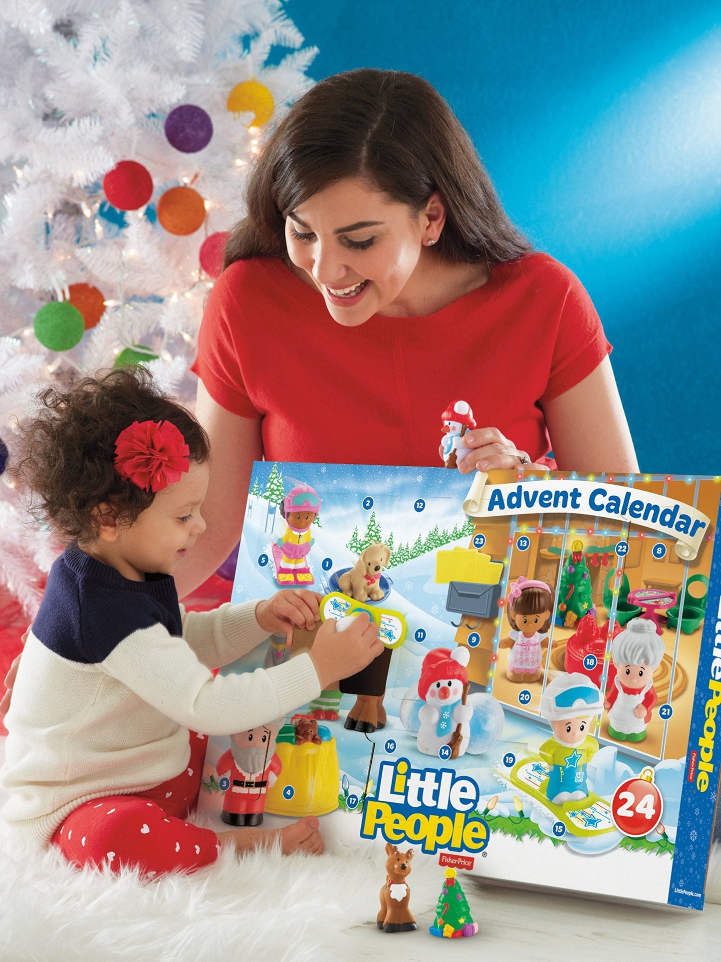 Fisher-Price Little People Advent Calendar — 24 Days of Holiday Figures & Accessories (Ages 1–5)