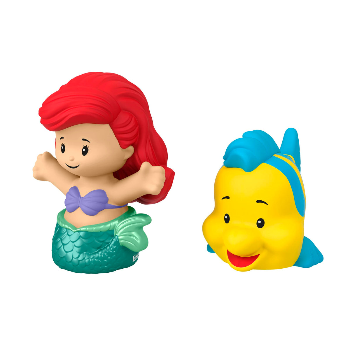 Fisher-Price Little People Ariel & Flounder Figure Set | Toddler-Friendly Play