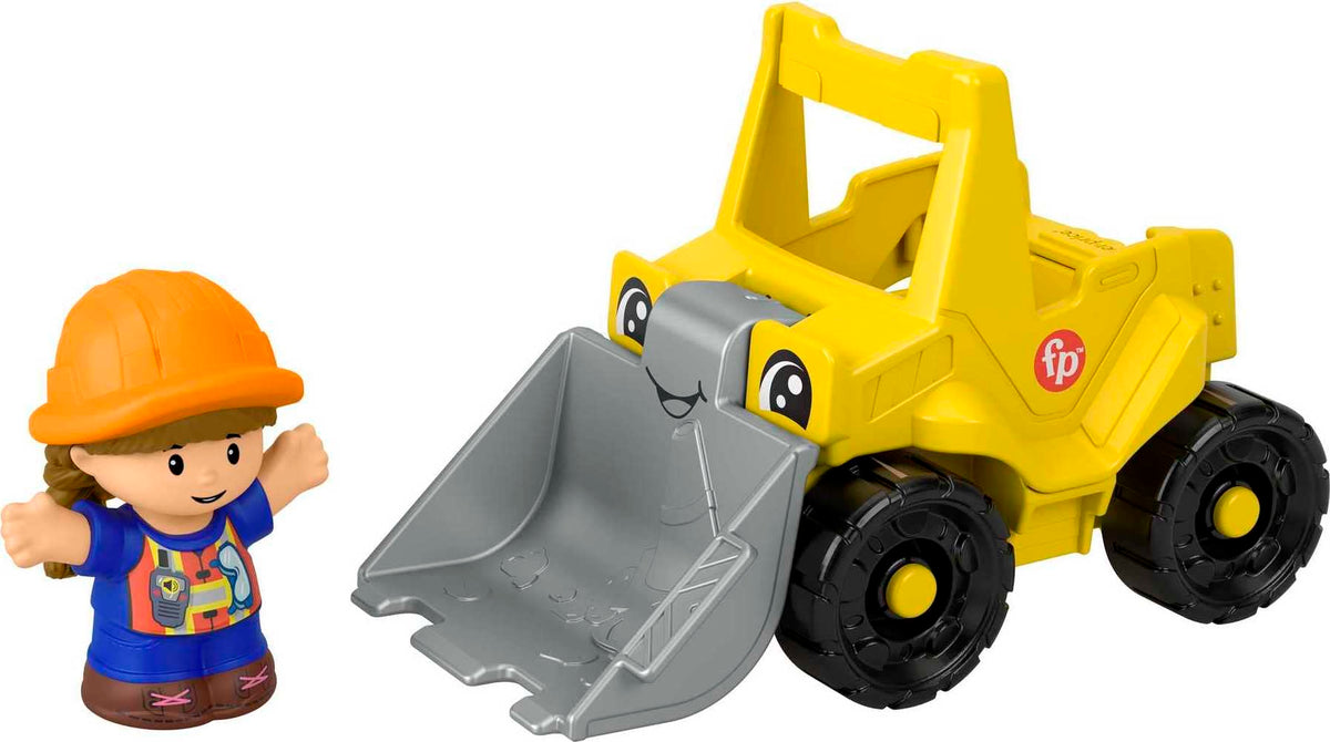 Fisher-Price Little People Bulldozer | Imaginative Preschool Vehicle