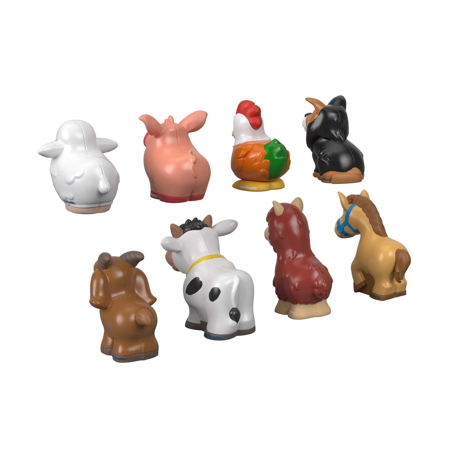 Fisher-Price Little People Farm Animal Friends — 8-Piece Toddler Figure Set (Ages 1+)