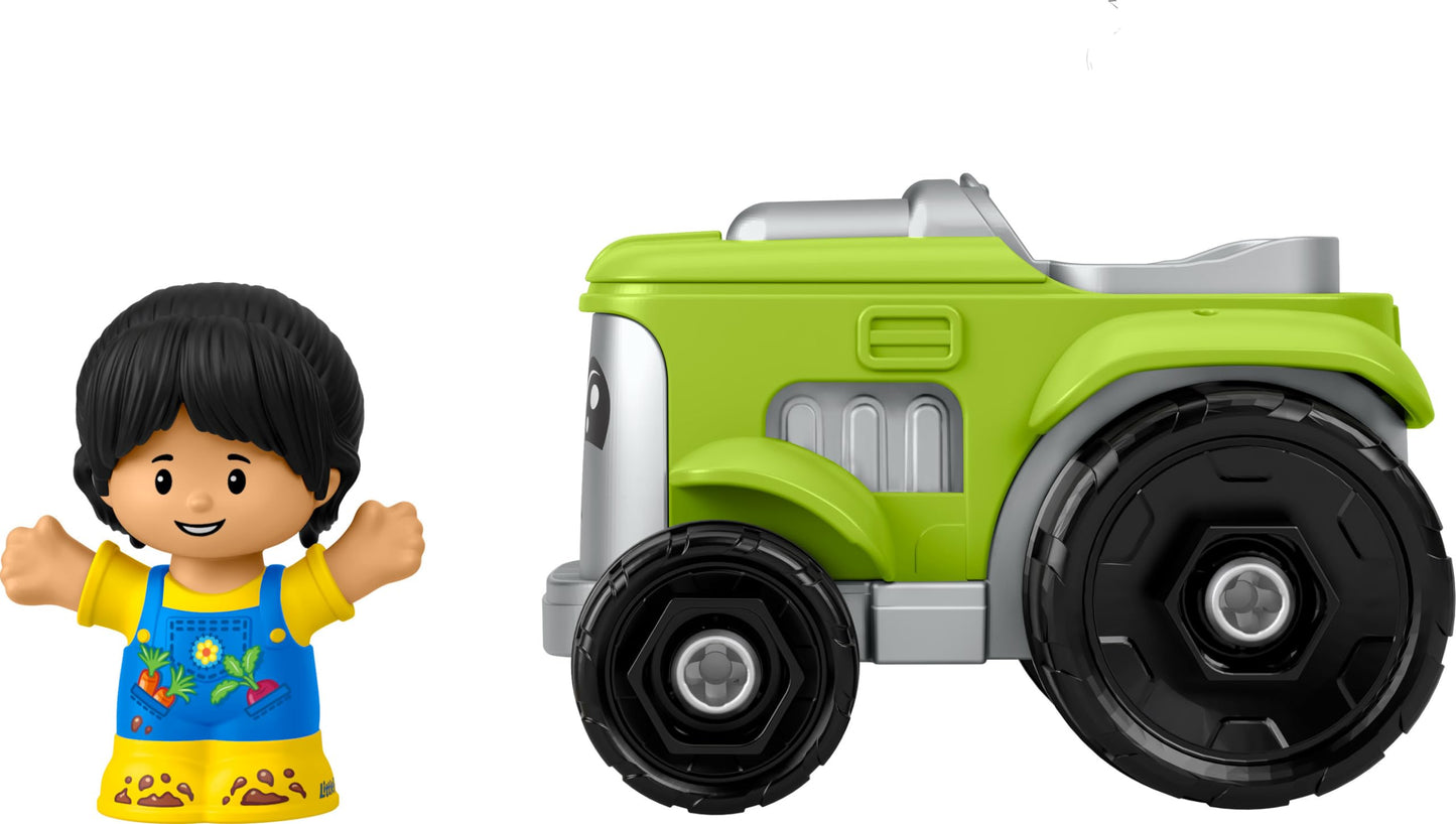Fisher-Price Little People Tractor and Farmer Figure | Toddler Pretend Play