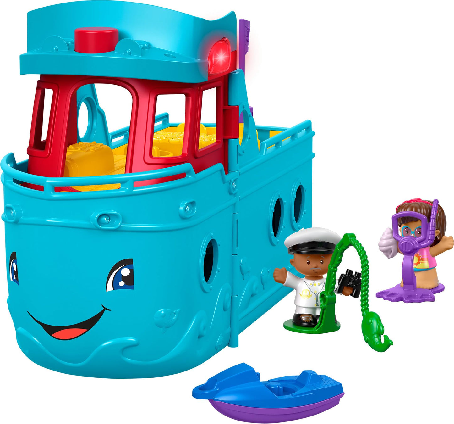 Fisher-Price Little People Travel Together Friend Ship – 2-in-1 Toddler Playset