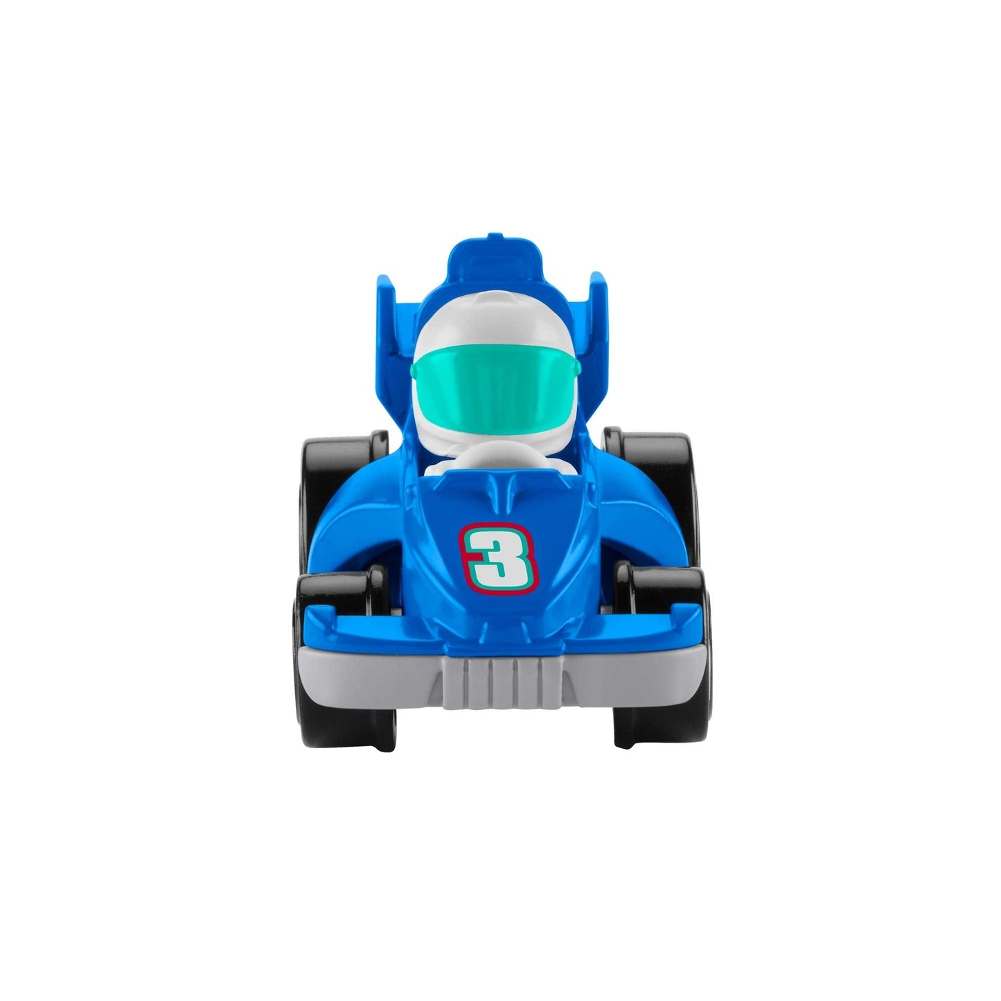 Fisher-Price Little People Wheelies Race Car GMJ21 Blue – Grand Prix Racer
