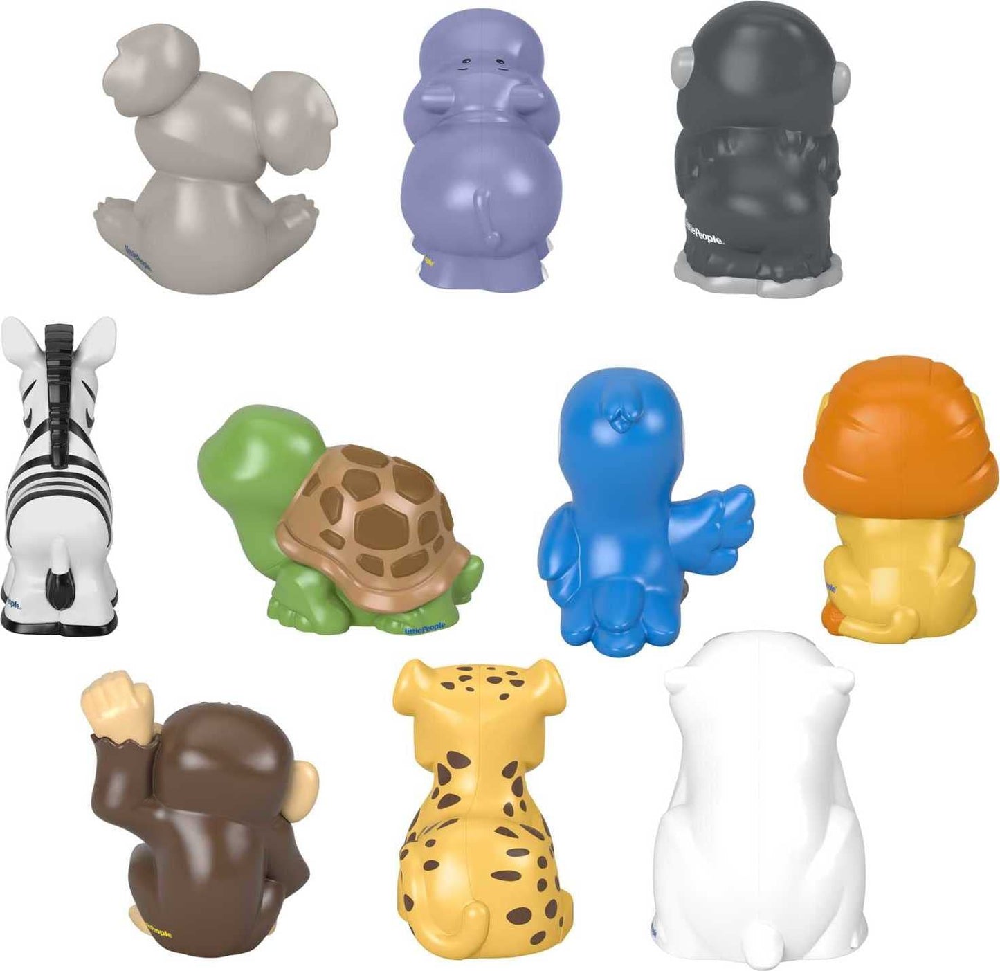 Fisher-Price Little People 10-Piece Wild Animal Figure Set | Toddler & Preschool Play (Ages 1–5) – Amazon Exclusive