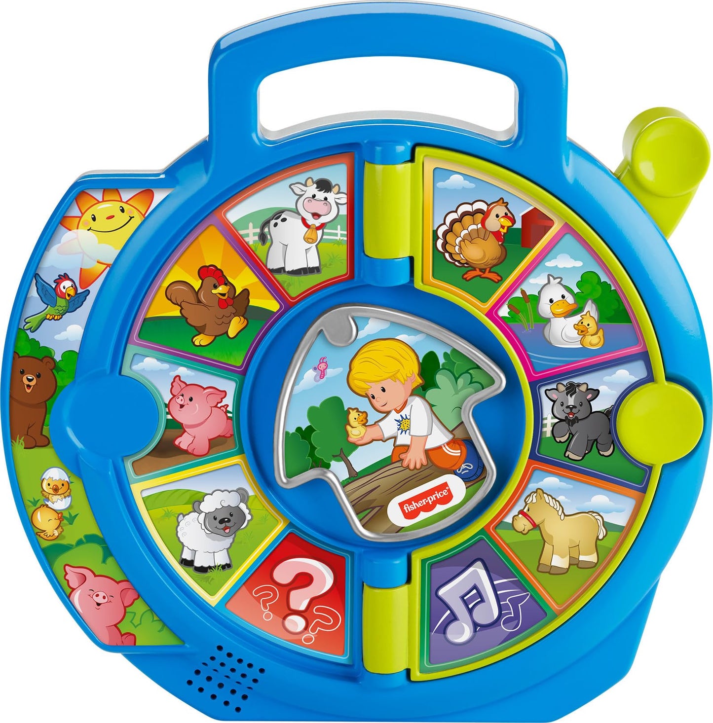Fisher-Price Little People World of Animals See 'N Say — Music & Sounds Learning Toy for Ages 18+ Months