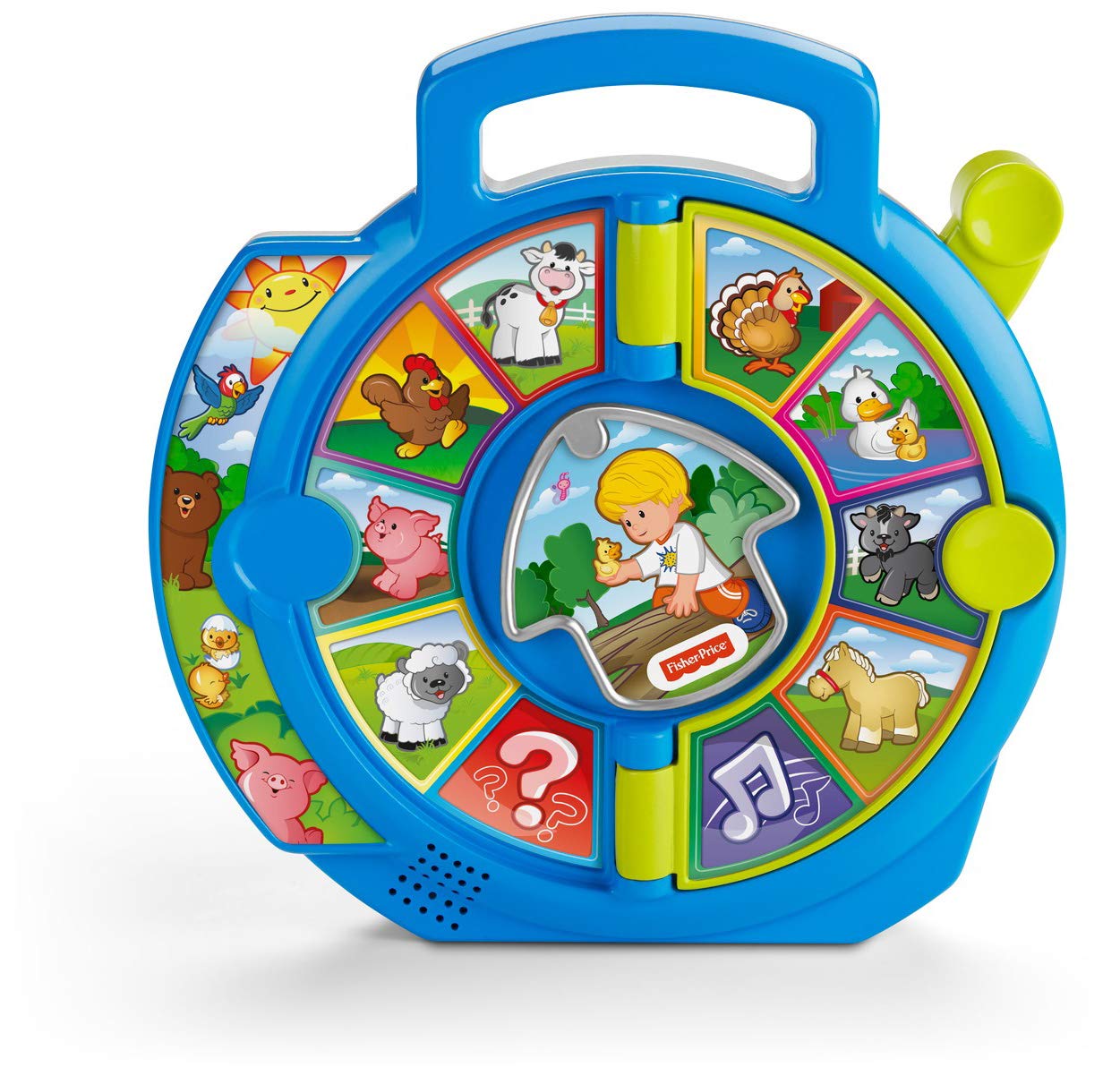 Fisher-Price Little People World of Animals See 'N Say — Music & Sounds Learning Toy for Ages 18+ Months